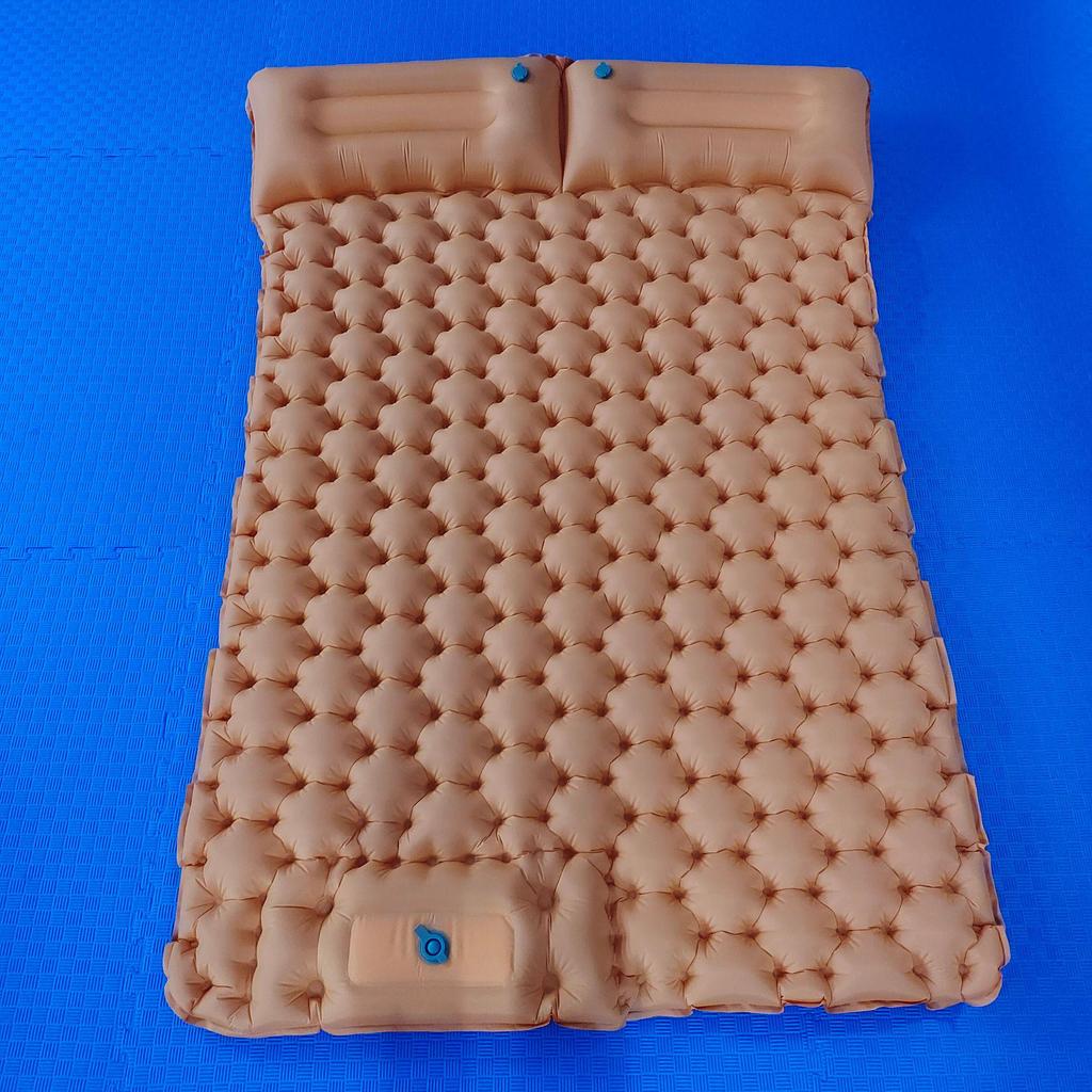 Портативный Легкий Надувной Матрас для Кемпинга: Влагозащищенный надувной коврик для использования в автомобиле и в походе