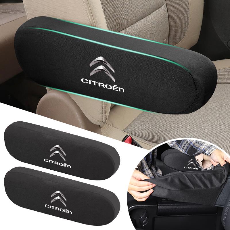 Fabric Car Seat Armrest Cover Breathable Cloth For Citroen C4 C3 C5 C1 C2 Berlingo Celysee Cactus Picasso Aircross Saxo Grand XV6