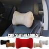 Universal Memory Foam Car Neck Pillow Both Side Comfort Suede Headrest Pain Relief Anti-fatigue Travel Pillow Car