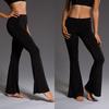 Women's High Waist Elastic Bell-Bottom Skinny Yoga Flare Dance Pants