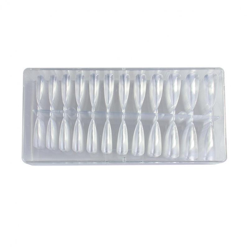 540 Ultra-Thin Transparent Half-Cover False Nail Tips - Seamless, No Carving Required