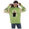 Jujutsu Kaisen Color Block Patchwork Fleece Hoodie for Men & Women