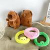 Capybara Swimming Circle Plush Keychain Doll Pendant Bag Decoration Gift Kids