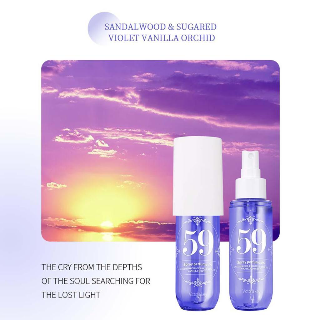 Бразильский стойкий парфюмированный спрей без спирта для тела и волос