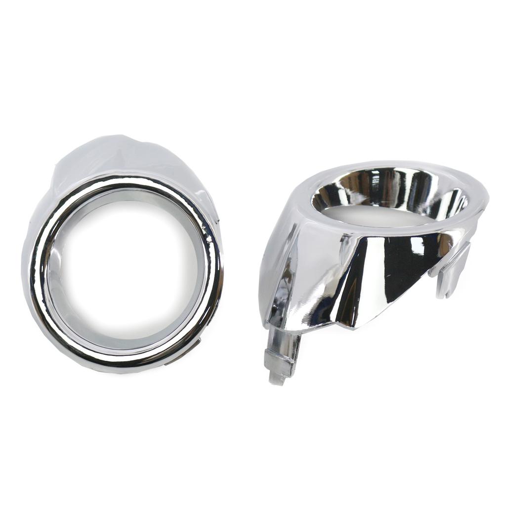 Left/Right Car Front Bumper Fog Light Cover Grille Grill Fog Lamp Assembly Set For Ford Fiesta 2008 2009 2010 2011