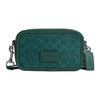 Coach Wyatt 19 Double Zipper Coated Canvas Crossbody Bag Small Men crossbody bag Sea-Green CW365-SVE0