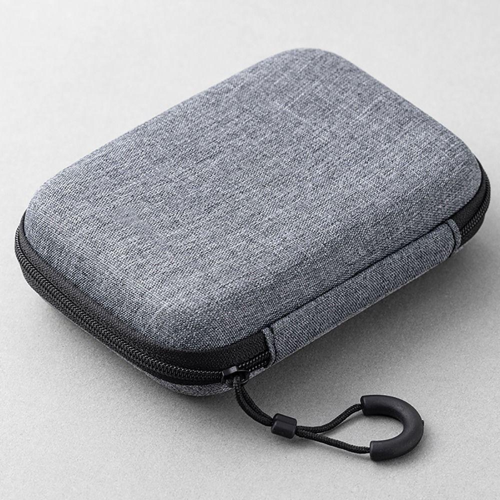 1Pcs Mini EVA Storage Bag Pouch Carrying Bag Zipper Earphone Case For Airpod Earphone/Phone/Charging Cable Digital Accessories