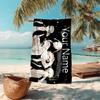 Personalized customized proof beach towel with Tokyo Revengers pattern - soft, absorbent,quick-drying,perfect swimming,camping&bathing