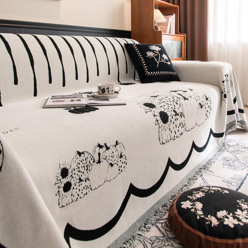 Полотенце для дивана в скандинавском стиле из шенилла, чехол для дивана, всесезонный универсальный чехол для дивана с защитой от царапин от кошек, одеяло для дивана