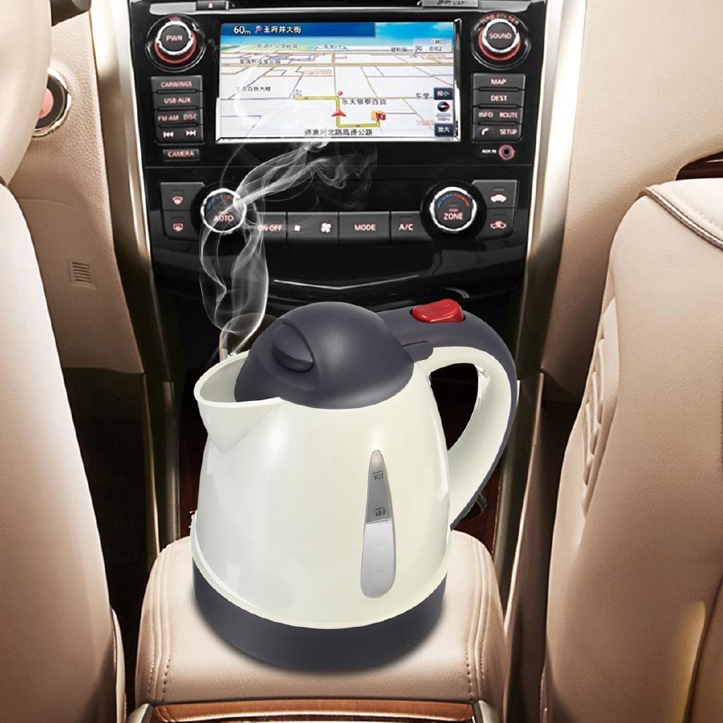 Car Portable Hot Water Kettle 12V / 24V Hot Water Heater for Large Capacity Coffee Tea 1000ml
