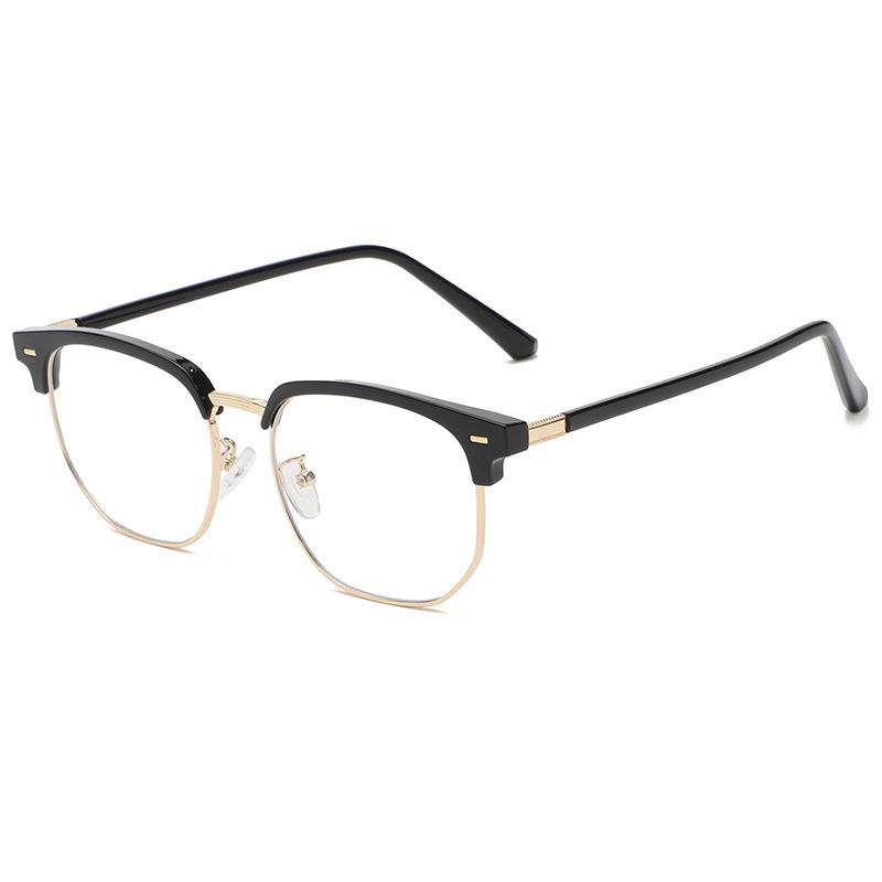 Retro Anti-Blue Light Eyeglasses: Unisex Trendy Frames for Myopia