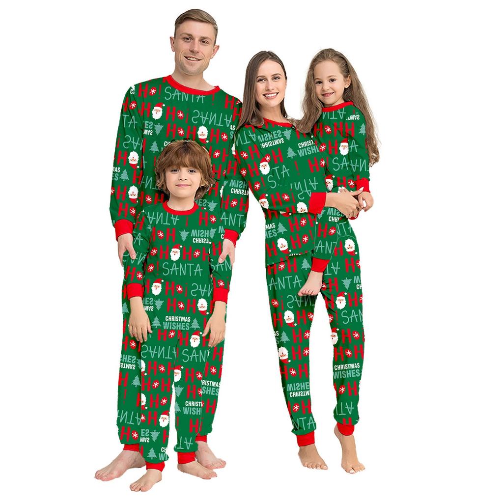 Рождественский комплект для семьи, родителей и детей, предметы интерьера, рождественская пижама, комплект из двух предметов