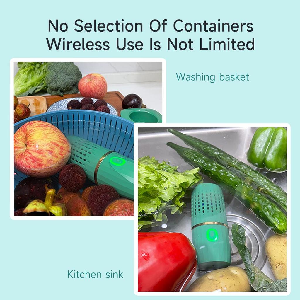 Fruit And Vegetable Washing Machine Hormone Reduction Bacteria Killing Cleaner Device for Cleaning Fruit,Vegetable,Rice,Tableware