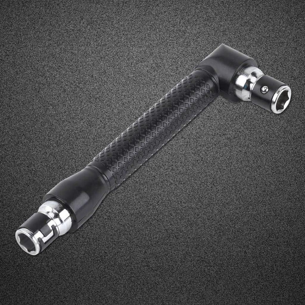 Hex Socket Wrench L-Shape, 1/4 Inch Double Head Wrench for Screwdriver Bits Hand Tool