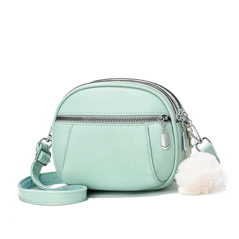 Высокая текстура маленькая Apple новая сумка через плечо большая сумка для мобильного телефона Stomach King трехслойная повседневная сумка на плечо Tide женская