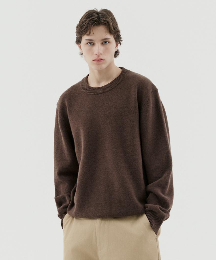 TRADCLUB Basic Oversized Round Knit (5 Colors) (Type A)