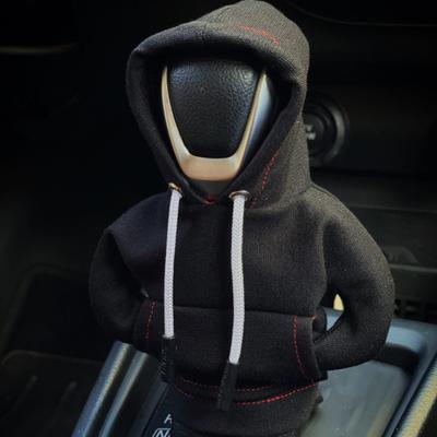 Модная толстовка, чехол на рычаг переключения передач автомобиля, забавный чехол на ручку переключения передач для интерьера автомобиля