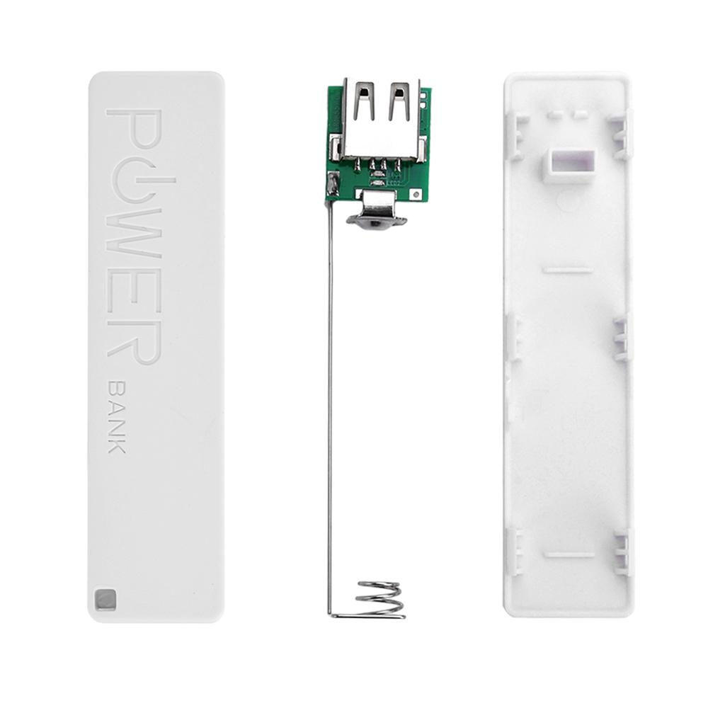 DIY Type-C 1 секция 18650 Power Bank Зарядное устройство для аккумулятора Корпус Портативный USB Power Bank Комплект Чехол для хранения DIY Коробка для портативного источника питания