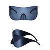 Non-polarized Oversized Rimless Sunglasses Women for Men Punk Sun Glasses Bird Nose Masked One Piece Cyberpunk Eyewear