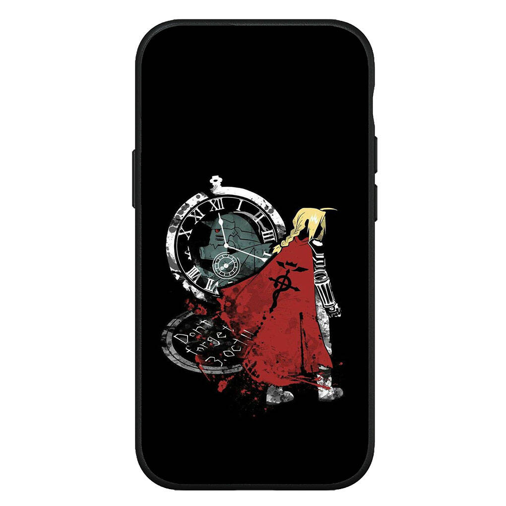 for Motorola Moto Edge 70 60 50 G54 G86 Samsung Galaxy S25 iPhone 17 16 15 Redmi Note 14 13 Pro Max Phone Case Cartoon Fullmetal Alchemis Elric Edward