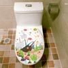 Commode Ornament Home Decor Bathroom Cartoon Fish Sea-lives Decals Toilet Stickers Underwater World