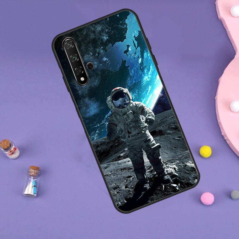 Astronaut Star Space Case For Huawei P30 P20 P40 Lite Nova 5T 11i 8i 3i 9 10 SE 11 Pro Y90 Y70 Y61 Y60 Y91 Cover
