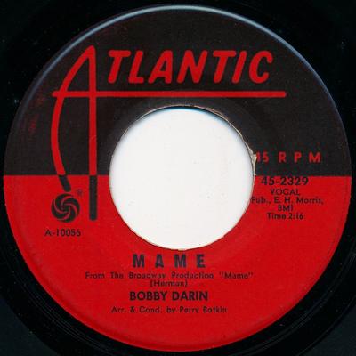 7-дюймовая пластинка БОББИ ДАРИН - Мейм 452329 Atlantic 1966 США Джаз Б/У