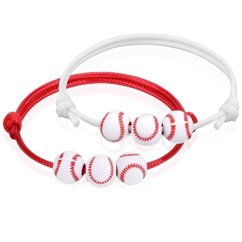 Colorful Stretchy Beaded Bracelets Soft Clay Hand Rope Chain Bangle for Active Lifestyles and Trendy Accessories