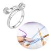 Yarn Guide Crochet Open Rings Knitting Crochet Loop Rings Yarn Guide Finger Holder Knitting Thimble for Crocheters
