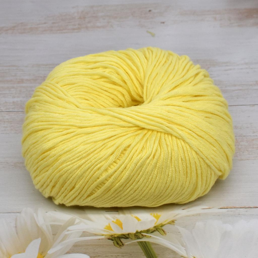 6 упаковок пряжи из гребенного хлопка премиум-класса для вязания крючком и спицами - 100% мягкая пряжа для ручного вязания, 50 г/моток 125 м/моток, гладкая пряжа для рукоделия для домашних проектов своими руками