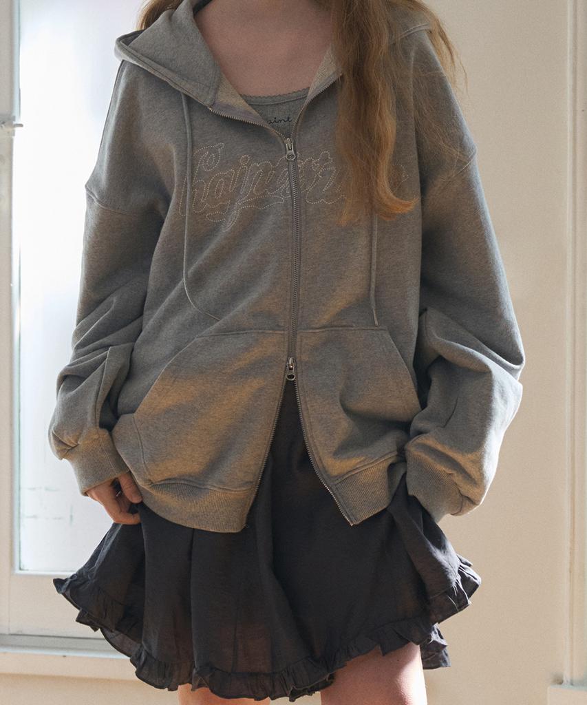 Heint Ruffle Flare Sleeveless One-Piece 2Col_Charcoal