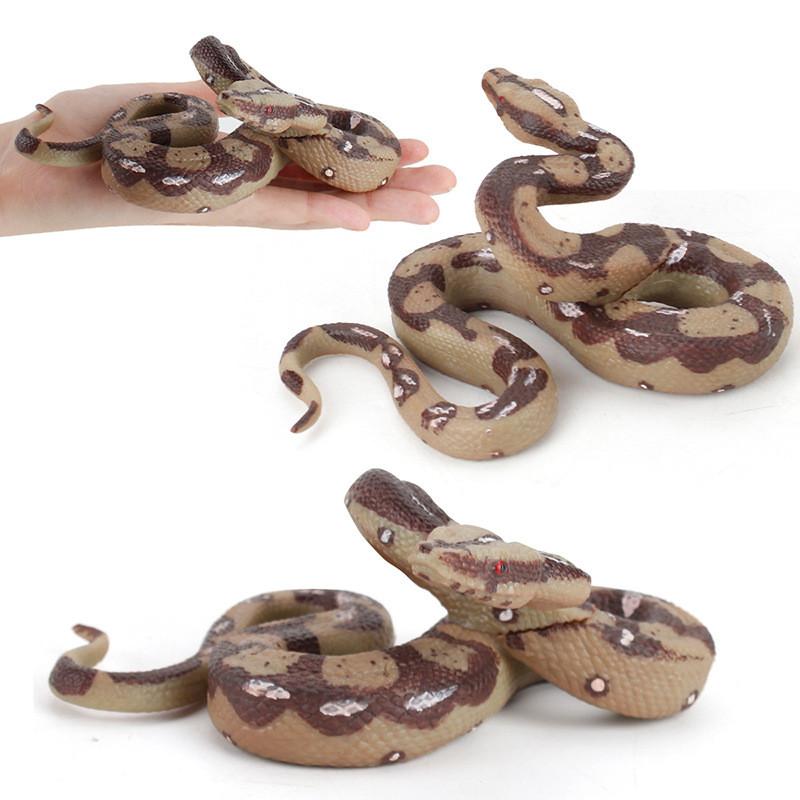 Lifelike Pvc Large Python Snake Model For Imaginative Play And Display