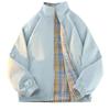 Double-sided Jacket Men's New Plaid Spring and Autumn New Coat