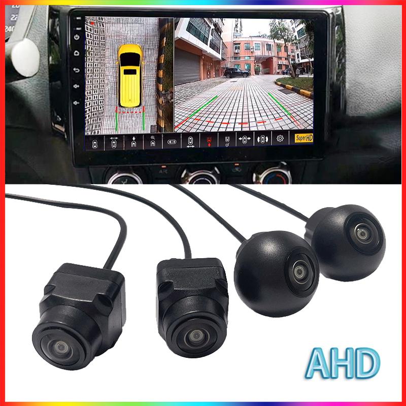 Автомобильная камера 360 с панорамным круговым обзором 1080P AHD правая + левая + передняя + система камеры заднего вида для Android, авторадио, ночное видение