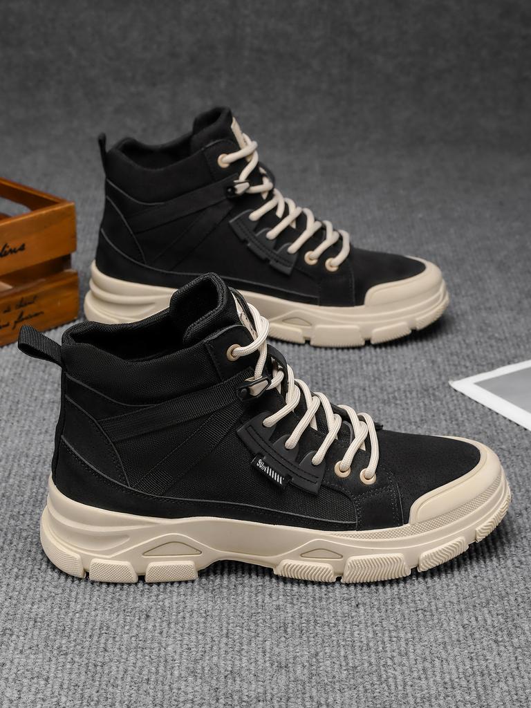 Мужские высокие ботинки, повседневная спортивная обувь, уличный камуфляж, износостойкие, модные и стильные мужские ботинки