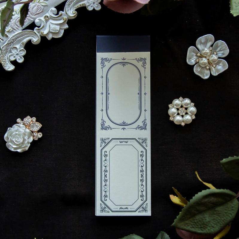 50 листов/лот блокноты для заметок ретро цветок Византии мусорный журнал наклейки для скрапбукинга офисные школьные канцелярские принадлежности