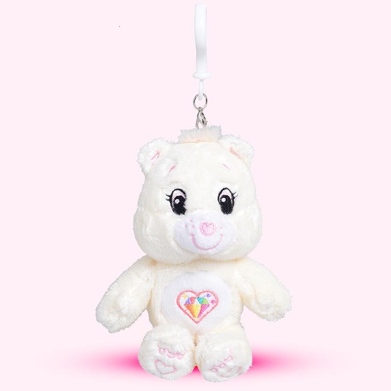 17cm Care Bears Pendant Plush Anime Kawaii Plushie KeyChain Bag Decoration Doll Girls Boys Backpack Plush Keyrings