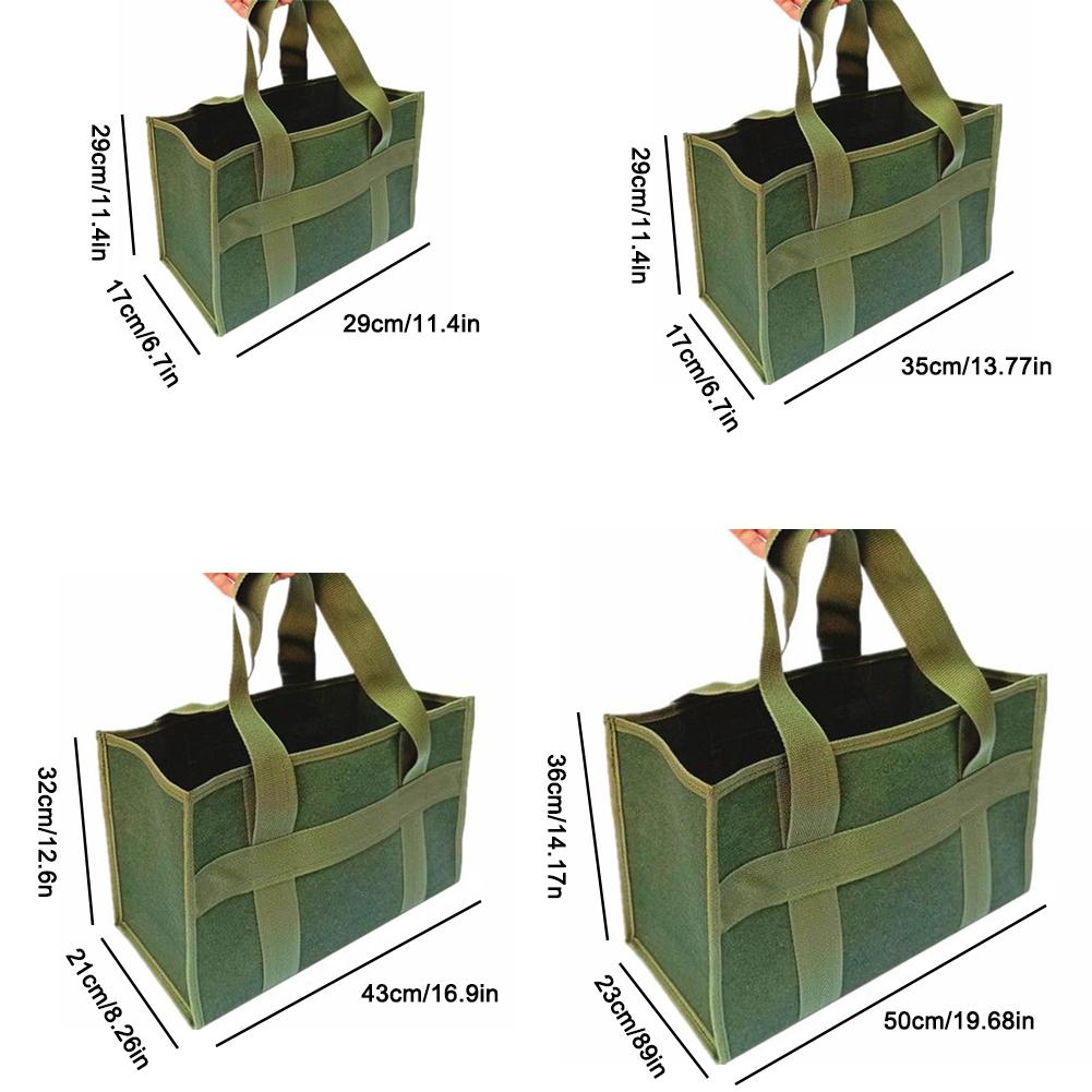 Простая холщовая сумка для инструментов, высокопрочная, для хранения инструментов, для сада, водонепроницаемая, для переезда, для избранных D7G6