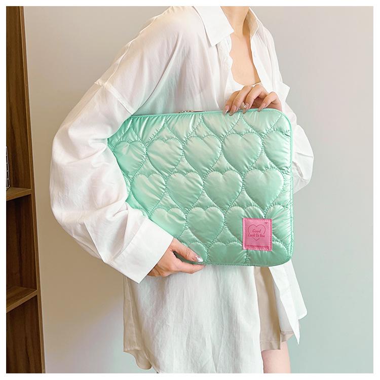 Корейская милая вышивка для 15-дюймового ноутбука и 11-дюймового iPad, многоцветный хлопковый дизайн в виде макарон