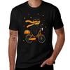 Autumn Bicycle Ride Illustration T-Shirt T Shirt Man Designer Man T Shirts for Men Casual T-Shirt