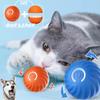 Dog Cat Toy Ball Automatic Moving Jumping USB Electronic Rolling Ball USB Smart Puppy Interactive Dog Chew Toy Ball for Pet