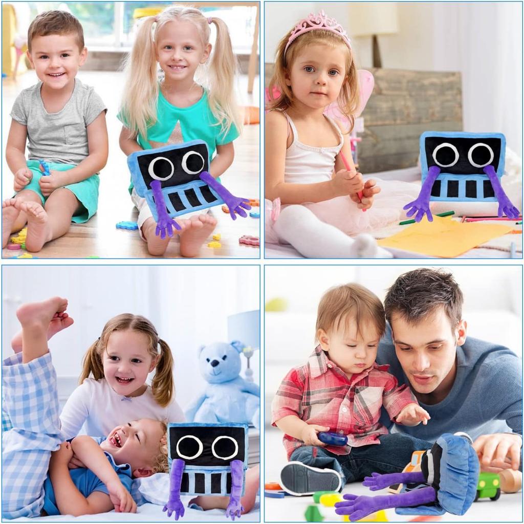 Плюшевая кукла Rainbow Friends, Rainbow Friends Wiki, мягкая кукла из игры ужасов, плюшевая кукла-игрушка Rainbow Friends для мальчиков и девочек и любителей игр