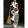 TEMU Hot Sale Women's V-Neck Pullover Short Sleeve Pants Set India Two-piece Set 1D Digital Printing