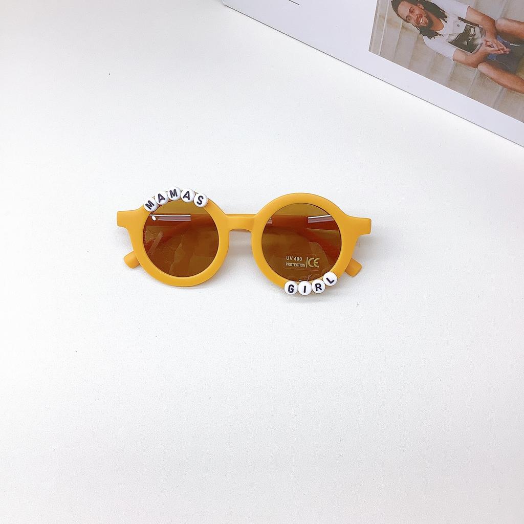 Детские солнцезащитные очки, модные, для мальчиков и девочек, симпатичные, вогнутые, солнцезащитные очки, защита от солнца, защита от ультрафиолета