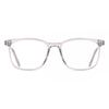 Full Rim Square Transparent Grey Smartbuy Collection Leonidas Cp124 Fashion Unisex Eyeglasses