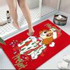 1Pc Paw Patrol Christmas Adventure Carpet Rug Soft Washable Antislip Home Living Room Sofa Mats Personalized Christmas Rug