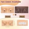 Half-Face for Makeup Practice Palette, 5D Facial for Makeup Training Mat, Reusable Tattoo Skin Pad, Designed for Beginners