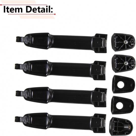 RLB-HILON 1Set Exterior Door Handle Compatible With Toyota Camry 2002 To 2006, For Corolla 2003 To 2013, For RAV4 2001 To 2012, For Matrix 2003 To