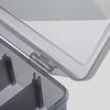 Двухслойная коробка для рыболовных приманок с регулируемыми разделителями, прозрачная, портативная, водонепроницаемая, прочная