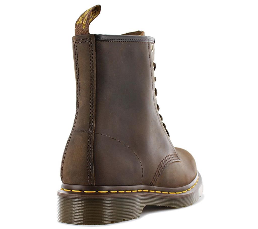 DR. DOC MARTENS 1460 CRAZY HORSE - Boots Leather Gaucho-Brown 11822203 ORIGINAL